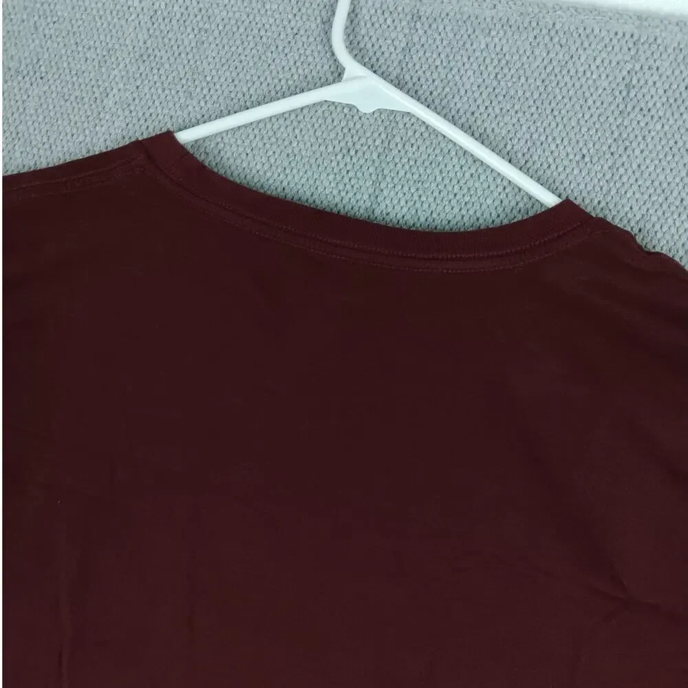 Champion Texas A&M T-Shirt Men's 2XL Maroon Red Logo Spellout Embroidered Preppy - Picture 9 of 12